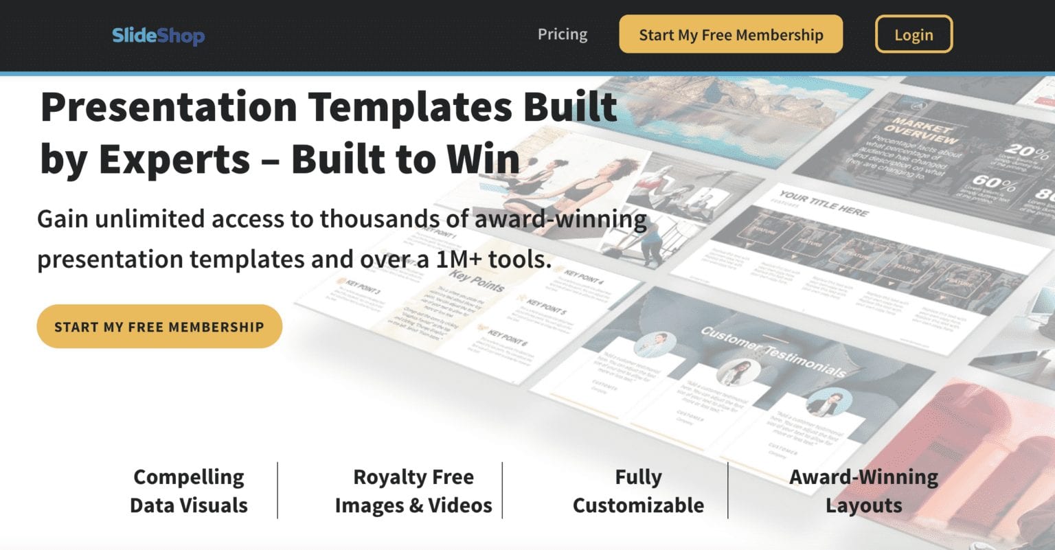 example of storybrand hero for website