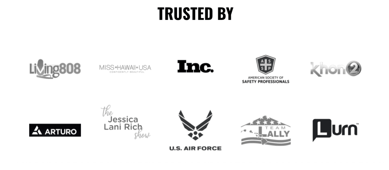 example of storybrand trust by other companies