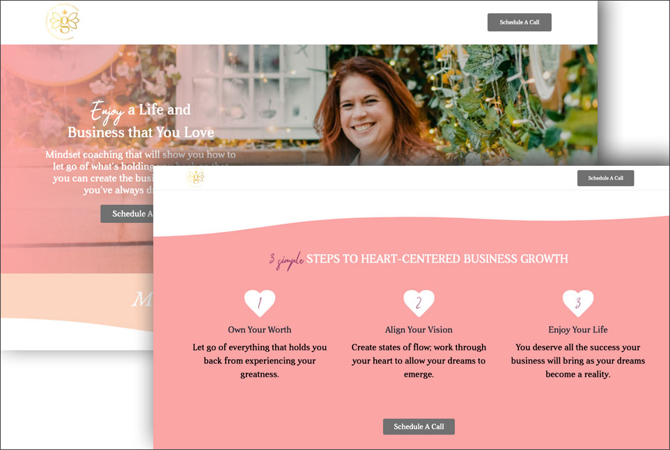 storybrand website example - mmg coaching